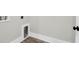 Laundry room hookups with white trim at 120 Mcmakin Dr # 16, Summerville, SC 29483