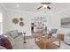 Cozy living room with stylish furniture, including a sofa, chairs, and a wooden coffee table at 120 Mcmakin Dr # 16, Summerville, SC 29483