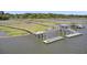 Expansive dock area, perfect for boating and enjoying waterfront living at 146 Rivers Edge Way, Wando, SC 29492