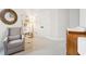 Bedroom with rocking chair, decorative ladder, alphabet decor, and a changing table with white trim at 1604 Bernier Commons, Johns Island, SC 29455