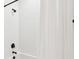 Shower stall with white subway tiles and black fixtures at 1604 Bernier Commons, Johns Island, SC 29455