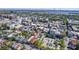 Panoramic aerial view featuring the property's convenient proximity to city buildings, harbor, and bridge at 172 Saint Philip St # F, Charleston, SC 29403