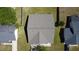 An aerial view showcasing the roof of a residential home in its suburban neighborhood at 203 Two Hitch Rd, Goose Creek, SC 29445