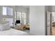 Cozy bedroom features a workstation and a comfortable lounge area at 23 Fairway Village Ln, Isle of Palms, SC 29451