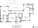 Detailed first floor plan featuring bedrooms, bathrooms, laundry room, and living room at 23 Fairway Village Ln, Isle of Palms, SC 29451