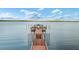 Picturesque dock extending into calm water, offering a peaceful waterfront retreat and boating access at 2408 Bending Oak Loop, Mount Pleasant, SC 29466