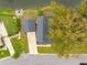 Aerial view of home showing roof, backyard, and driveway at 2815 Colonel Harrison Dr, Johns Island, SC 29455