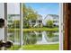 Beautiful pond view from inside the house at 2815 Colonel Harrison Dr, Johns Island, SC 29455