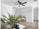 Bright and airy living room featuring wood floors, comfortable seating, and stylish modern decor at 3105 Matipan Ave, North Charleston, SC 29405
