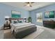 Beautifully staged bedroom with tasteful decor, soft lighting, and ample space at 313 Squire Pope Rd, Summerville, SC 29486