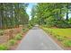 Paved community walking path lined with trees and landscaping on a sunny day at 313 Squire Pope Rd, Summerville, SC 29486