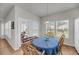 Cozy dining area with round table and natural light from backyard view at 3431 Great Egret Dr, Johns Island, SC 29455