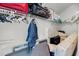 Spacious closet features ample storage with wire racks and room for suitcases at 3431 Great Egret Dr, Johns Island, SC 29455