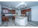 Modern kitchen featuring stainless steel appliances and a center island at 411 Black Horse Rd, Moncks Corner, SC 29461
