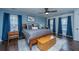 Spacious main bedroom with a large bed and stylish decor at 411 Black Horse Rd, Moncks Corner, SC 29461