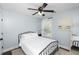 Comfortable bedroom with soft natural light, and a ceiling fan at 4906 W Liberty Park Cir, North Charleston, SC 29405