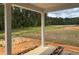 Spacious backyard view from covered patio, ready for landscaping and outdoor enjoyment at 575 Red Monarch Way, Moncks Corner, SC 29461
