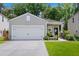 Charming single-story home with a two-car garage, landscaped yard, and a welcoming front entrance at 655 Jancus St, Charleston, SC 29414