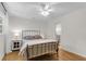Bright and spacious bedroom featuring hardwood floors and comfortable bedding at 679 Edmonds Dr, Charleston, SC 29412