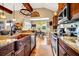 Well-appointed kitchen with stainless steel appliances and copper sink at 7875 Berry Manor Ln, Edisto Island, SC 29438