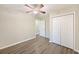 Spacious bedroom features durable flooring and closet at 7935 Edgebrook Cir # 2202, North Charleston, SC 29418