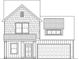 Detailed blueprint showcasing the layout of a two-story home with a garage at 1034 Marsh Harrier Dr # Cc3-4-3, Ravenel, SC 29470
