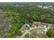 A tranquil aerial view of the homes in a community surrounded by mature green trees at 1061 Reverend Joseph Heyward Rd, Charleston, SC 29414
