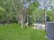 Grassy backyard featuring a pet kennel and well-manicured lawn, ideal for pets and outdoor activities at 1061 Reverend Joseph Heyward Rd, Charleston, SC 29414