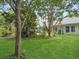 Spacious backyard with trees and lush greenery, providing a serene and private outdoor space at 1061 Reverend Joseph Heyward Rd, Charleston, SC 29414
