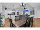 Open floor plan featuring a modern kitchen and connecting living area for entertaining at 112 Riviera Dr, Summerville, SC 29483