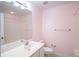 Bathroom with a vanity, toilet, and a shower-tub combination with white tiling at 1144 Clearspring Dr, Charleston, SC 29412