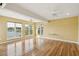 Bright living room featuring hardwood floors, many windows, and ceiling fans for added comfort at 1144 Clearspring Dr, Charleston, SC 29412