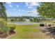 Waterfront view of the pond at 118 Billowing Sails St, Summerville, SC 29486