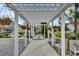 Picturesque pergola draped with hanging plants and lush greenery, perfect for a peaceful stroll and relaxation at 1226 Spotflower St, Summerville, SC 29485