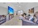 Bright living room with a modern layout, comfortable seating, and ample natural light at 1245 Saddlehorn Rd, Summerville, SC 29486