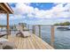 Dock featuring Adirondack chairs and a boat in the distance at 13 Broughton Rd, Charleston, SC 29407