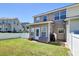 Fully fenced backyard with well maintained lawn and plenty of sunlight at 132 Lynches River Dr, Summerville, SC 29485