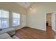 Cozy living room with vaulted ceilings, hardwood floors and lots of natural light at 132 Lynches River Dr, Summerville, SC 29485