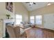 Bright living room with fireplace, vaulted ceilings and lots of natural light at 132 Lynches River Dr, Summerville, SC 29485