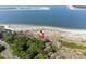 Stunning aerial view showing the building's prime location near the beach at 1332 Pelican Watch Villas, Seabrook Island, SC 29455