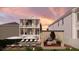 An inviting backyard featuring a pool, lounge chairs, and a covered seating area at 134 Spring St, Charleston, SC 29403