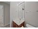 The bathroom has a single sink vanity, an illuminated mirror, and a toilet at 1349 Hamlin Park Cir, Mount Pleasant, SC 29466