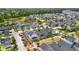 Aerial view of a Primary-planned community featuring ponds and tree-lined streets at 139 Clear Bend Ln, Summerville, SC 29486