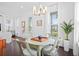 Eat in dining room boasts natural light and a view into the living room at 139 Clear Bend Ln, Summerville, SC 29486
