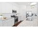 Modern kitchen features stainless steel appliances, granite countertops, and ample cabinetry at 139 Clear Bend Ln, Summerville, SC 29486