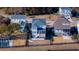 A stunning aerial view captures a charming neighborhood with neatly fenced yards at 1464 Stratton Pl, Mount Pleasant, SC 29466