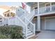Exterior showcasing the elevated construction and welcoming stairway up to the main level at 1464 Stratton Pl, Mount Pleasant, SC 29466