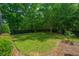 Spacious, landscaped backyard featuring a well-maintained lawn and a classic black wooden fence at 1510 Windlass Way, Mount Pleasant, SC 29466