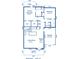 Layout of the first floor of the property at 1521 Pogonia St # 4, Mount Pleasant, SC 29466