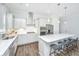 Contemporary kitchen with stainless steel appliances, island, and ample cabinet space at 1521 Pogonia St # 4, Mount Pleasant, SC 29466